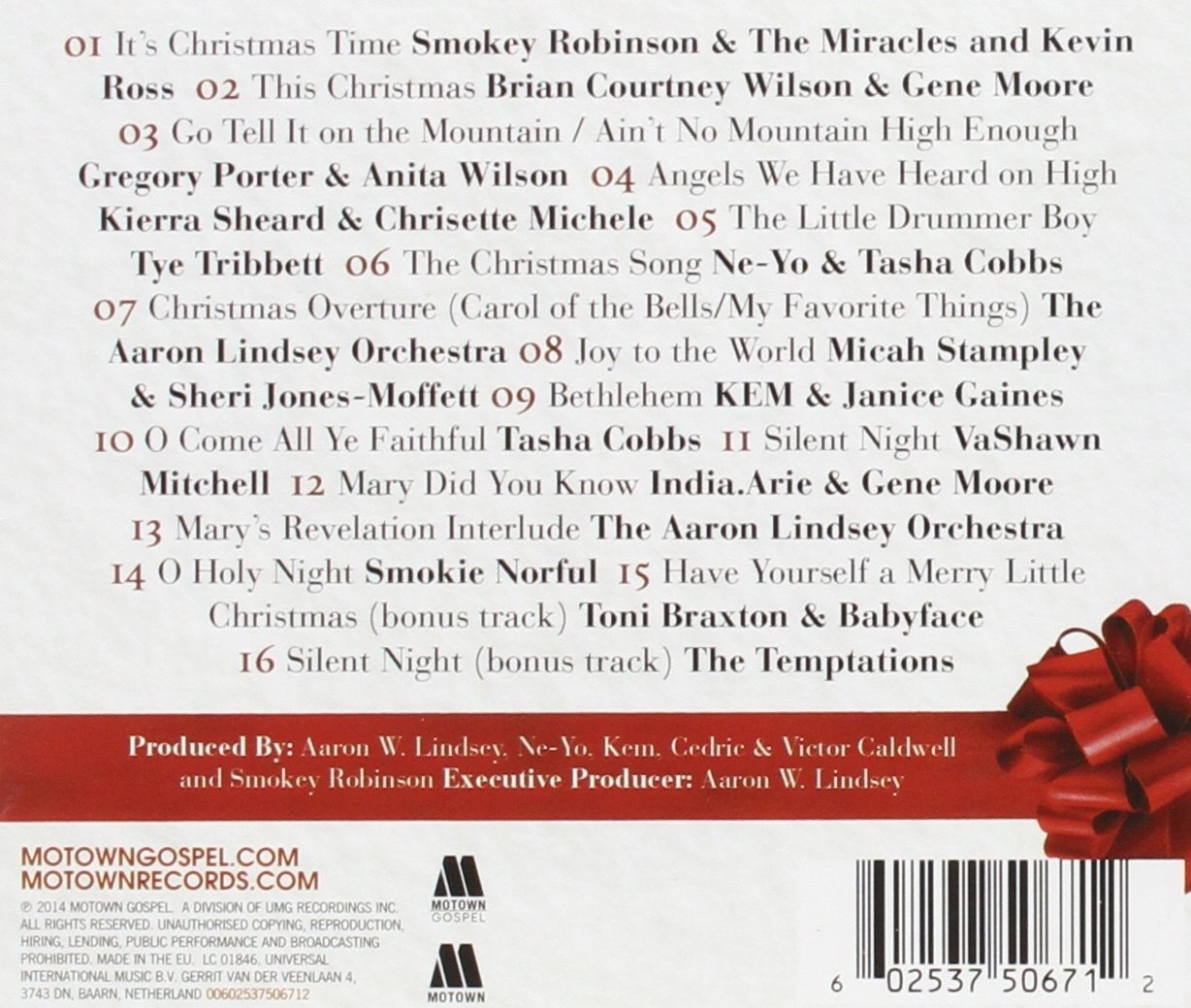 [이벤트 30%]Motown Gospel Christmas (CD)